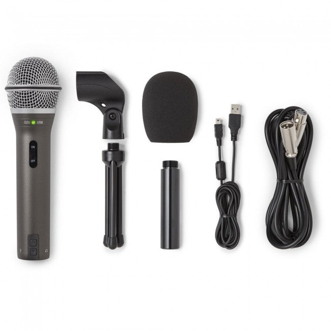 Samson Q2U Recording & Podcasting Pack USB/XLR Accessories