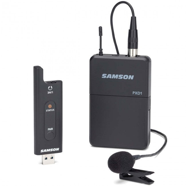 Samson Wireless XPD2-PRES USB Digital Wireless Mic System Lapel Microphone