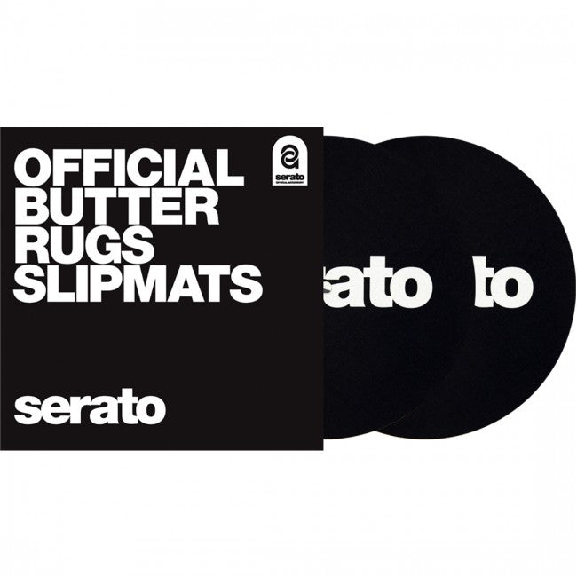 Serato 7' ‘Butter Rug’ Slipmats Black