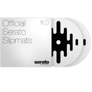 Serato DJ Logo Slipmats - White (Pair)