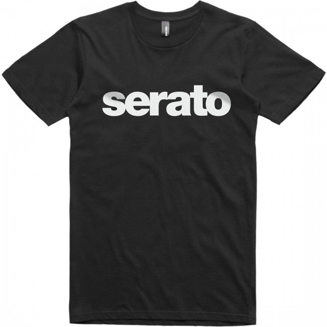 Serato Power Of Music White On Black Mens 2Xl