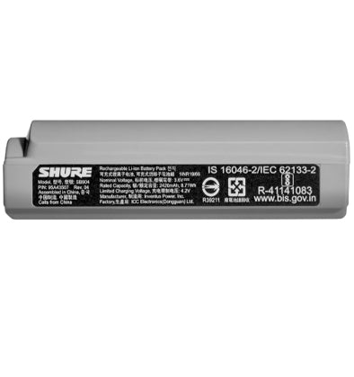 Shure SB904 Battery Li-ion Rechargeable for GLXD+