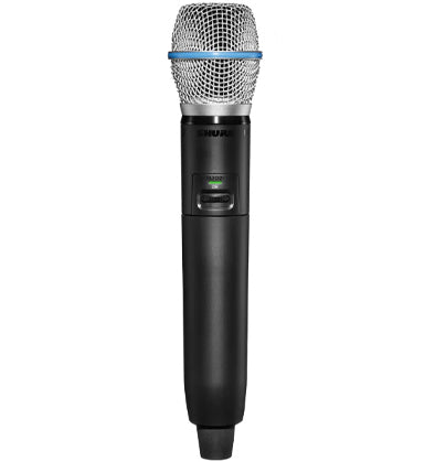Shure GLX-D+ Wireless Digital Handheld System w/ Beta87A Mic Dual Band 2.4/5.8GHz