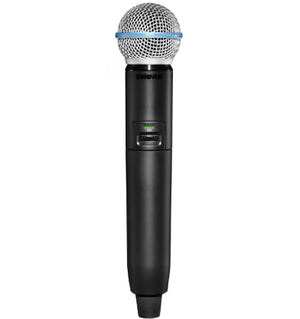 Shure GLX-D+ Wireless Digital Handheld System w/ SM58 Mic Dual Band 2.4/5.8GHz