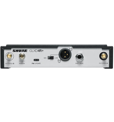 Shure GLX-D+ Wireless Digital Handheld System w/ SM58 Mic Dual Band 2.4/5.8GHz