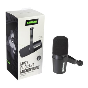 Shure MOTIV MV7X Podcast XLR Microphone - Black