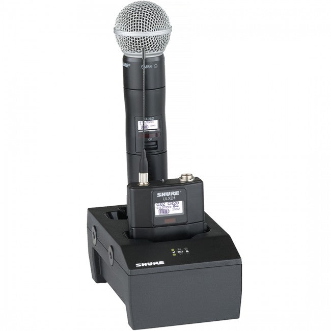 Shure SBC200 Dual Slot Drop in Transmitter Battery Charger with