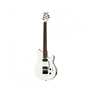 Sterling by Music Man AX3S Axis Electric Guitar White w/ Black Binding