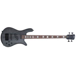 Spector Euro4 LX Bass Guitar Trans Black Stain Matte w/ EMGs - EURO4LXMBKS