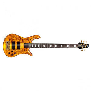 Spector Euro5 LT Bass Guitar 5-String Tiger Eye Fade Gloss w/ Bartolini Pickups & Darkglass pre