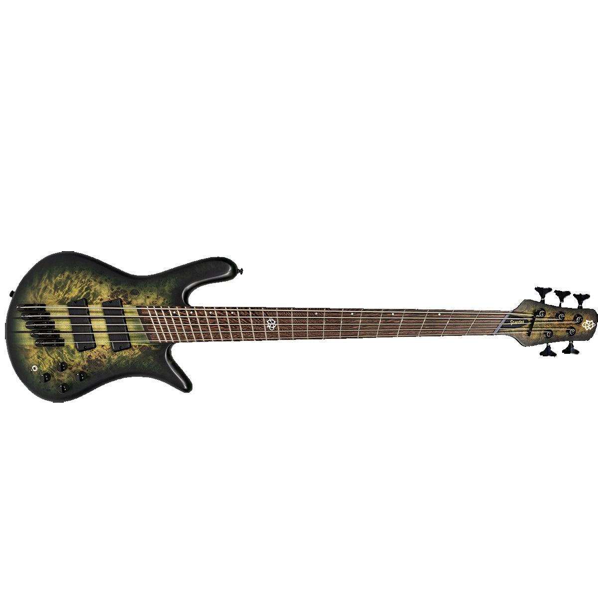 Spector NS Dimension 5 Bass Guitar Multiscale 5-String Haunted Moss Matte w/ Fishmans - NSDM5HAUNT