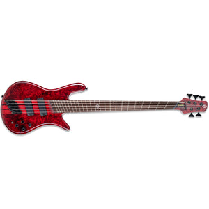 Spector NS Dimension 5 Bass Guitar Multiscale 5-String Inferno Red Gloss w/ Fishmans - NSDM5INFRD