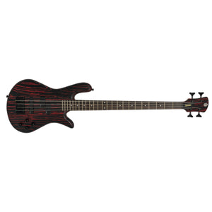 Spector NS Pulse I 4 Bass Guitar Sandblast Cinder Red w/ EMGs - NSPULSE4CINDER
