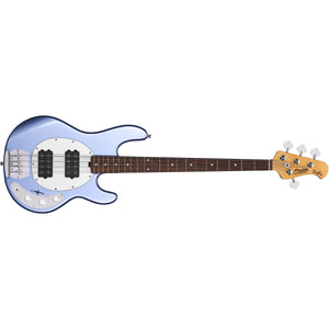 Sterling by Music Man StingRay RAY4 Bass Guitar HH Lake Blue Metallic