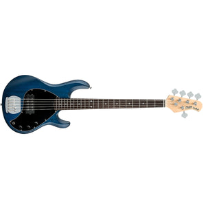 Sterling by Music Man StingRay5 RAY5 Bass Guitar 5-String Trans Blue Satin