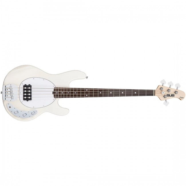Sterling by Music Man Sub Ray 4 Electric Bass Guitar Vintage Cream