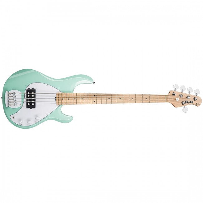 Sterling by Music Man Sub Ray 5 Electric Bass Guitar Mint Green