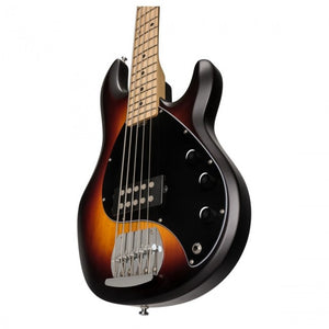 Sterling by Music Man Sub Ray 5 Electric Bass Guitar Honeyburst Satin Angle Close