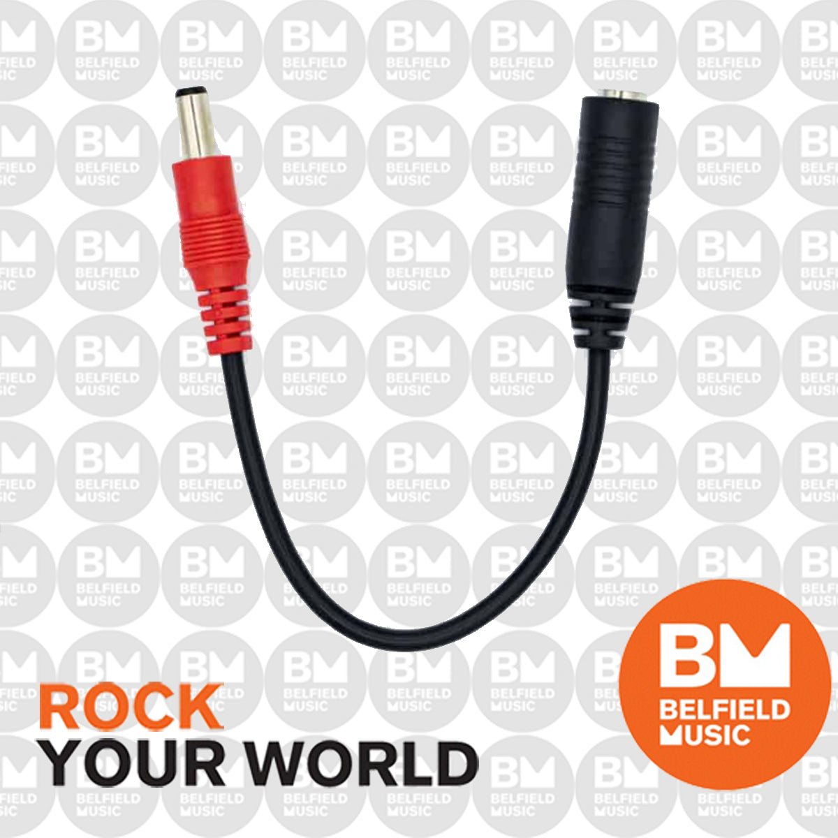 Strymon Polarity Reverse Cable 6inch 2.1mm to 2.5mm Belfield Music