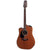 Takamine G11 Series Acoustic Guitar Left Handed Dreadnought Mahogany Satin w/ Pickup & Cutaway - TGD11MCENSLH