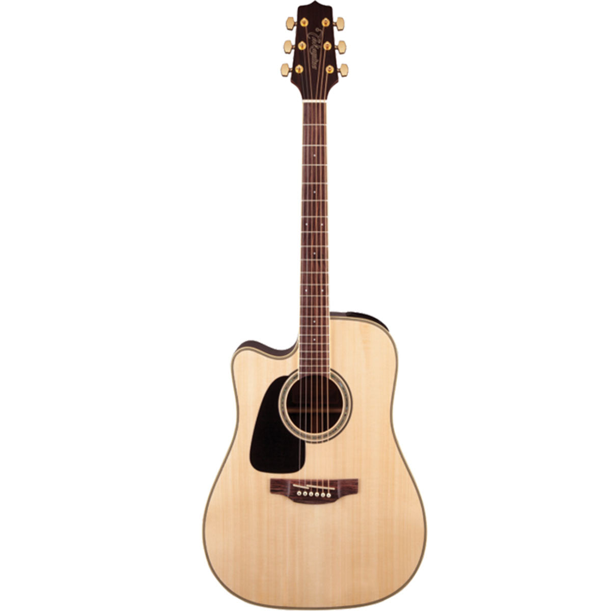 Takamine G50 Series Acoustic Guitar Left Handed Dreadnought Natural w/ Pickup & Cutaway - TGD51CENATLH