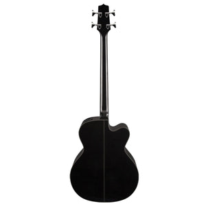 Takamine GB30 Series Acoustic Bass Guitar Left Handed Black w/ Pickup & Cutaway - TGB30CEBLKLH