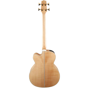 Takamine GB72 Series Acoustic Bass Guitar Natural w/ Pickup & Cutaway - TGB72CENAT