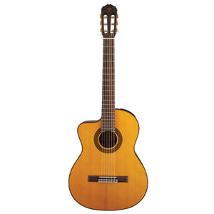 Takamine GC5 Series Classical Guitar Nylon Left Handed Natural w/ Pickup & Cutaway - TGC5CENATLH