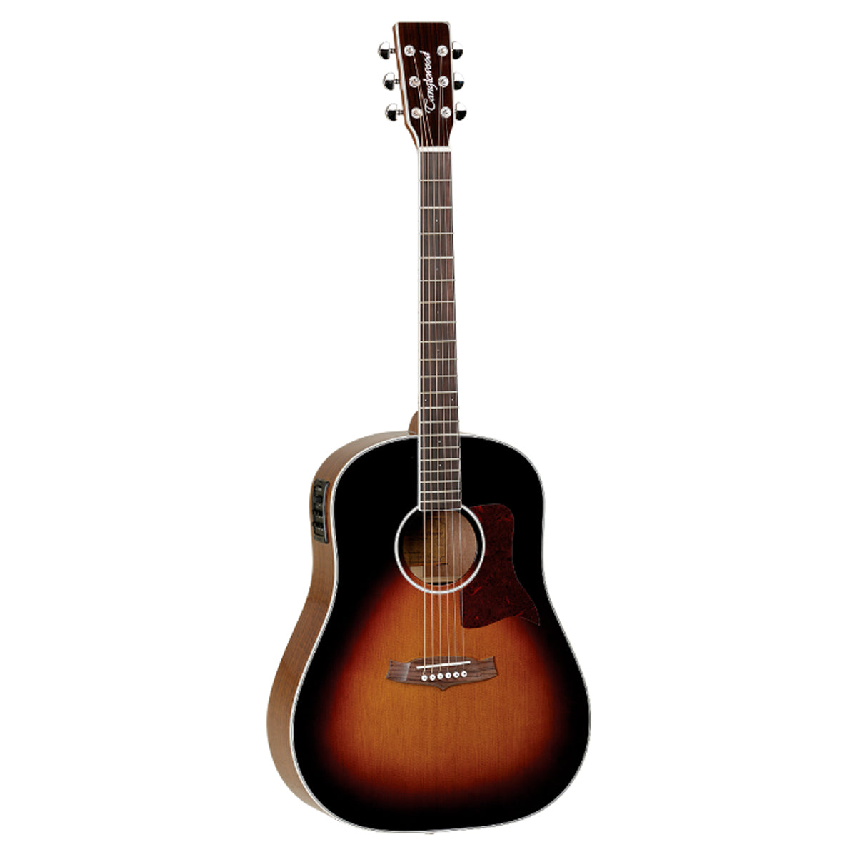 Tanglewood 15SDTE Sundance Performance Pro Sloped Shoulder Dreadnought Torrefied Top Vintage Burst Gloss w/ Pickup & HardCase