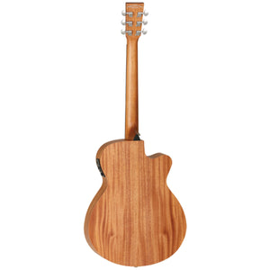 Tanglewood Roadster II Acoustic Guitar Superfolk Left Handed Natural Satin w/ Pickup & Cutaway