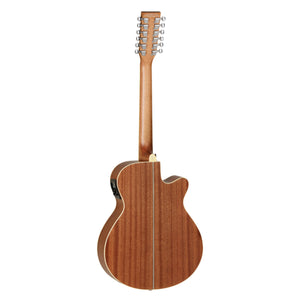 Tanglewood TW12CELH Winterleaf Acoustic Guitar 12-String Left Handed Super Folk Natural w/ Pickup & Cutaway