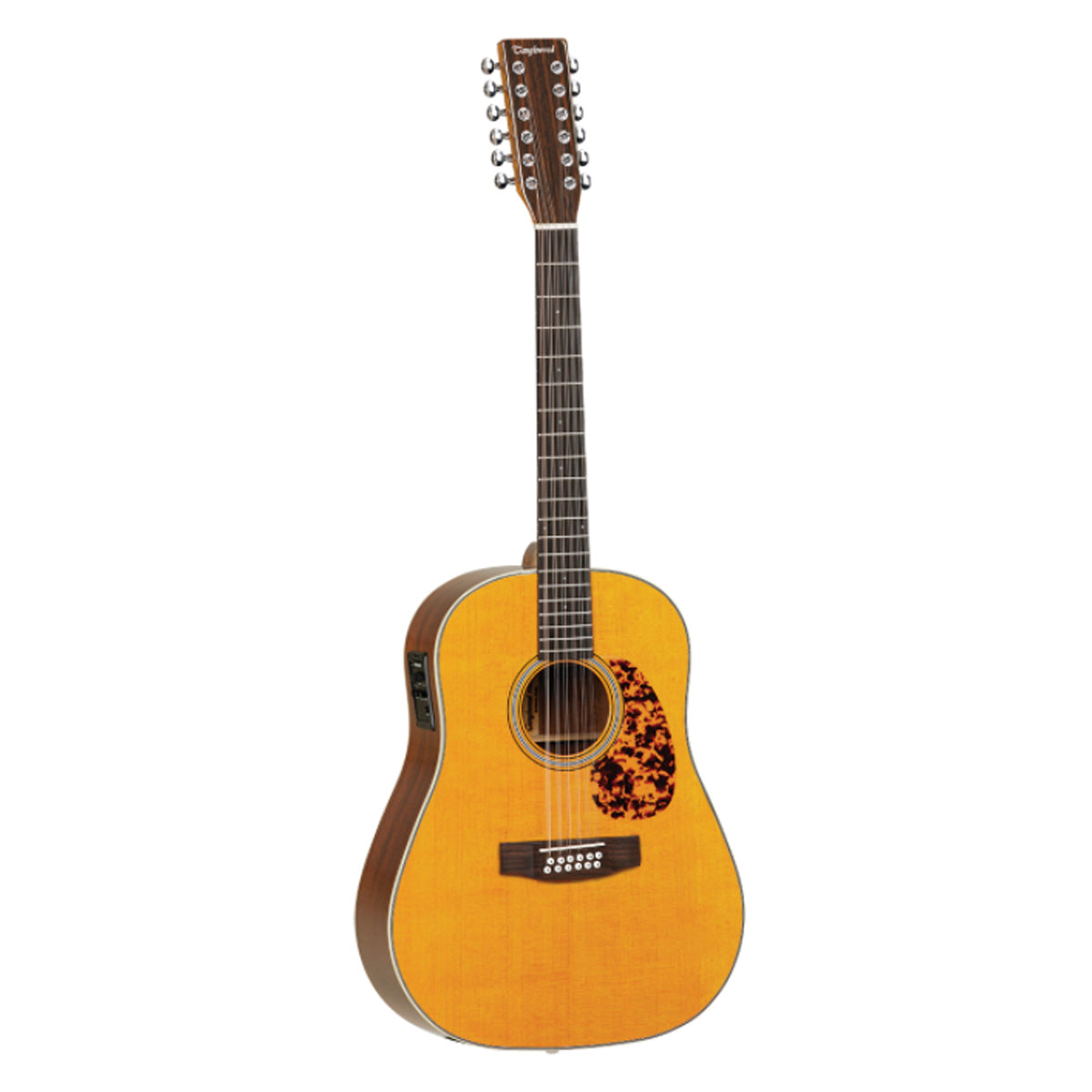 Tanglewood TW40-12SDANE Sundance Historic Acoustic Guitar 12-String Sloped Shoulder Dreadnought Natural w/ Pickup &amp; Case