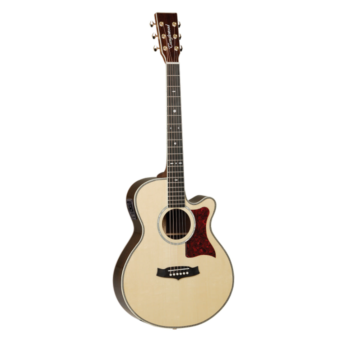 Tanglewood TW45HSRE Heritage Acoustic Guitar Super Folk Natural w/ Pickup & Case