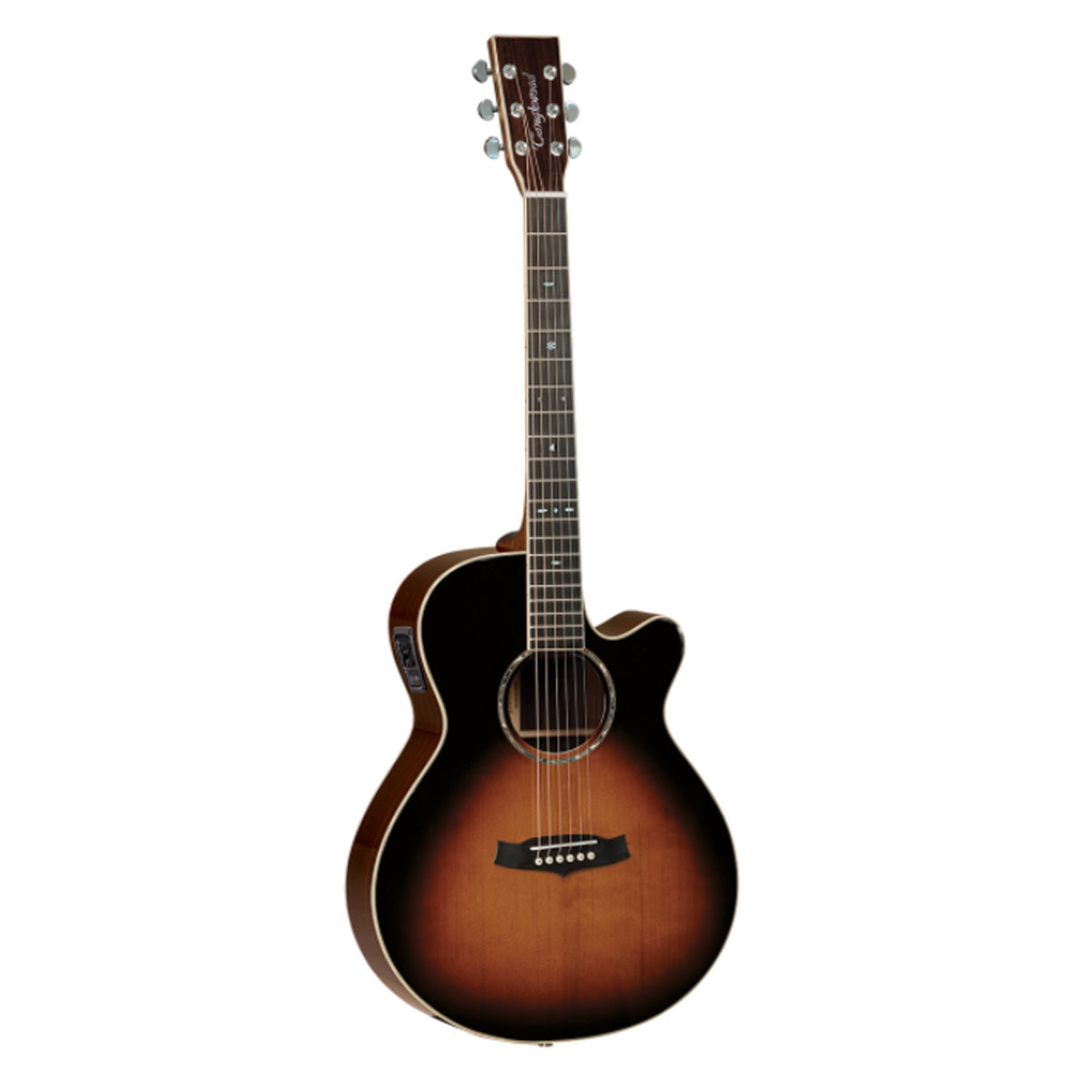 Tanglewood TW45RVSE Sundance Reserve Acoustic Guitar Super Folk All Solid Vintage Sunburst w/ Pickup &amp; Case