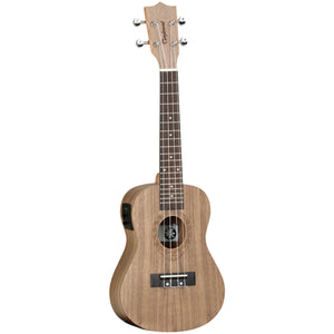 Tanglewood TWT3E Tiare Concert Ukulele All Black Walnut Uke w/ Pickup