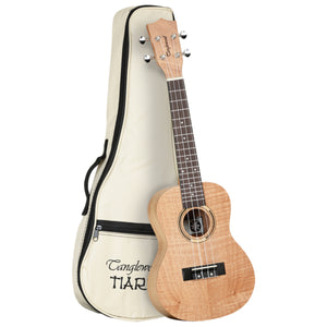 Tanglewood TWT6B Tiare Concert Ukulele All Flame Mahogany Uke w/ Bag