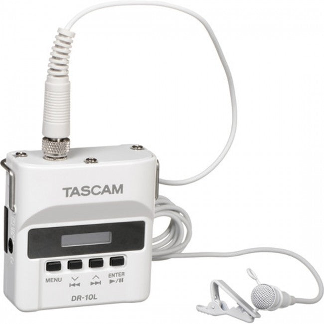 Tascam DR-10L Portable PCM Recorder White
