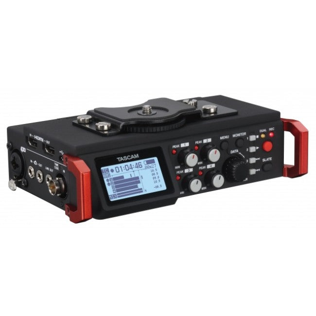 Tascam DR-701D Linear 6-Track PCM Handheld Portable Audio Video Recorder Mixer DSLR