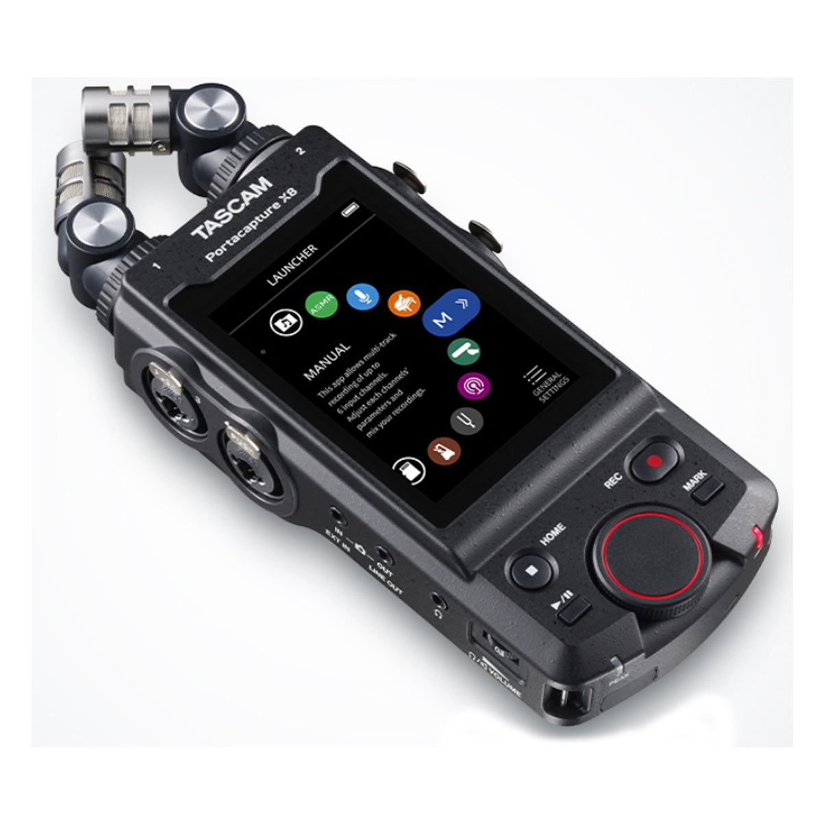 Tascam Portacapture X8 Hand Held Recorder High Resolution Adaptive Multi-Track