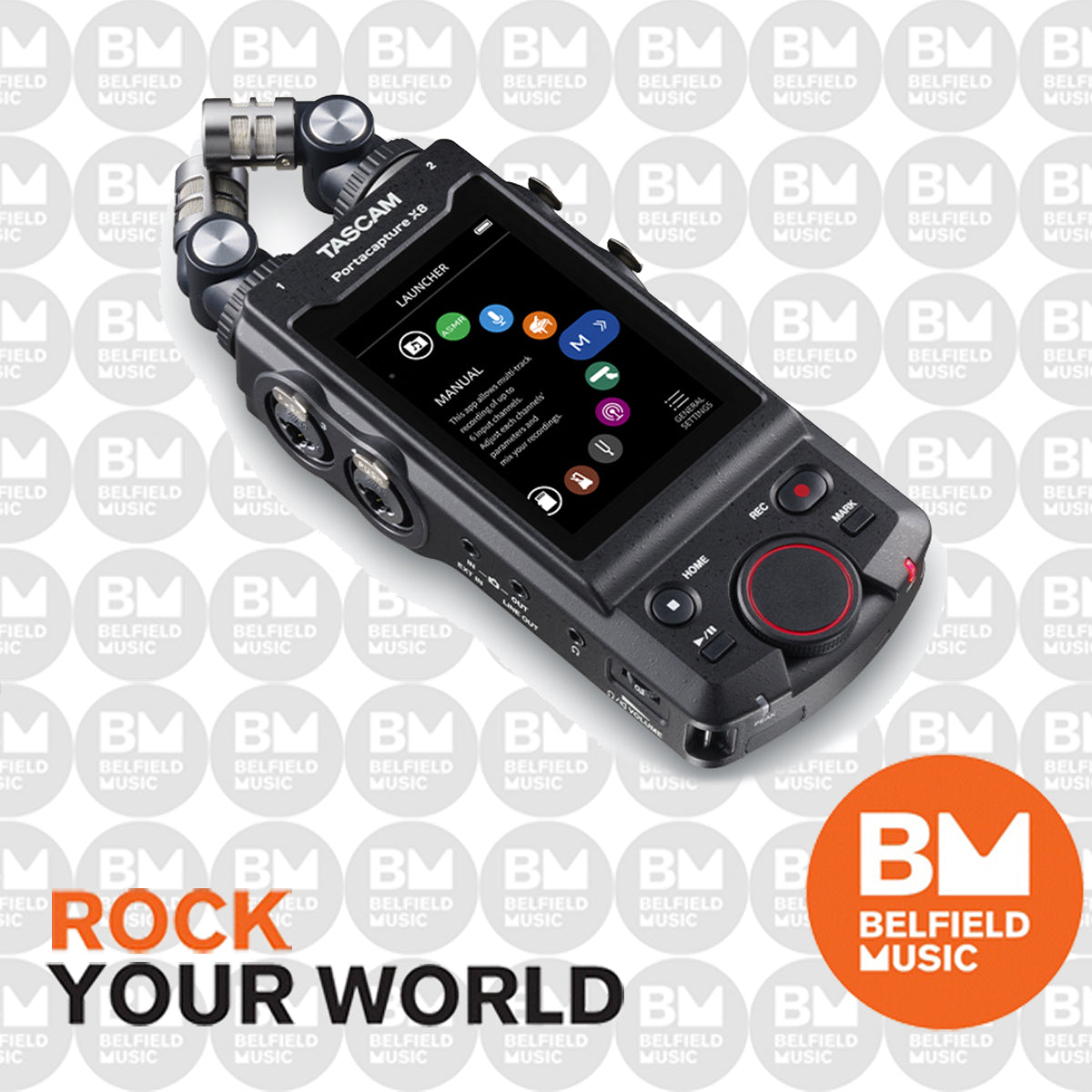 Tascam Portacapture X8 Hand Held Recorder High Resolution Adaptive