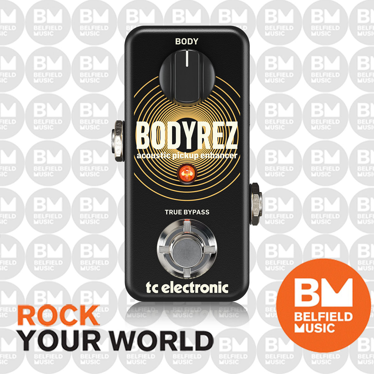 tc bodyrez pedal TC Electronic Bodyrez Acoustic Pickup Enhancer Effects Pedal