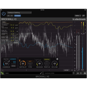 TC Electronic Brickwall HD-DT Native Limiter Plugin