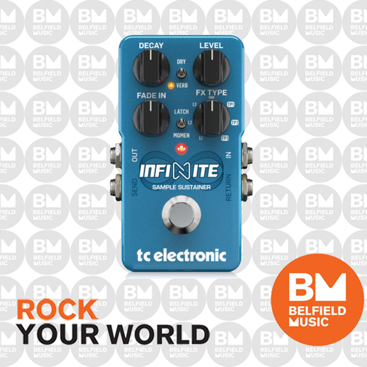 TC Electronic Infinite Sample Sustainer Effects Pedal - Buy Online