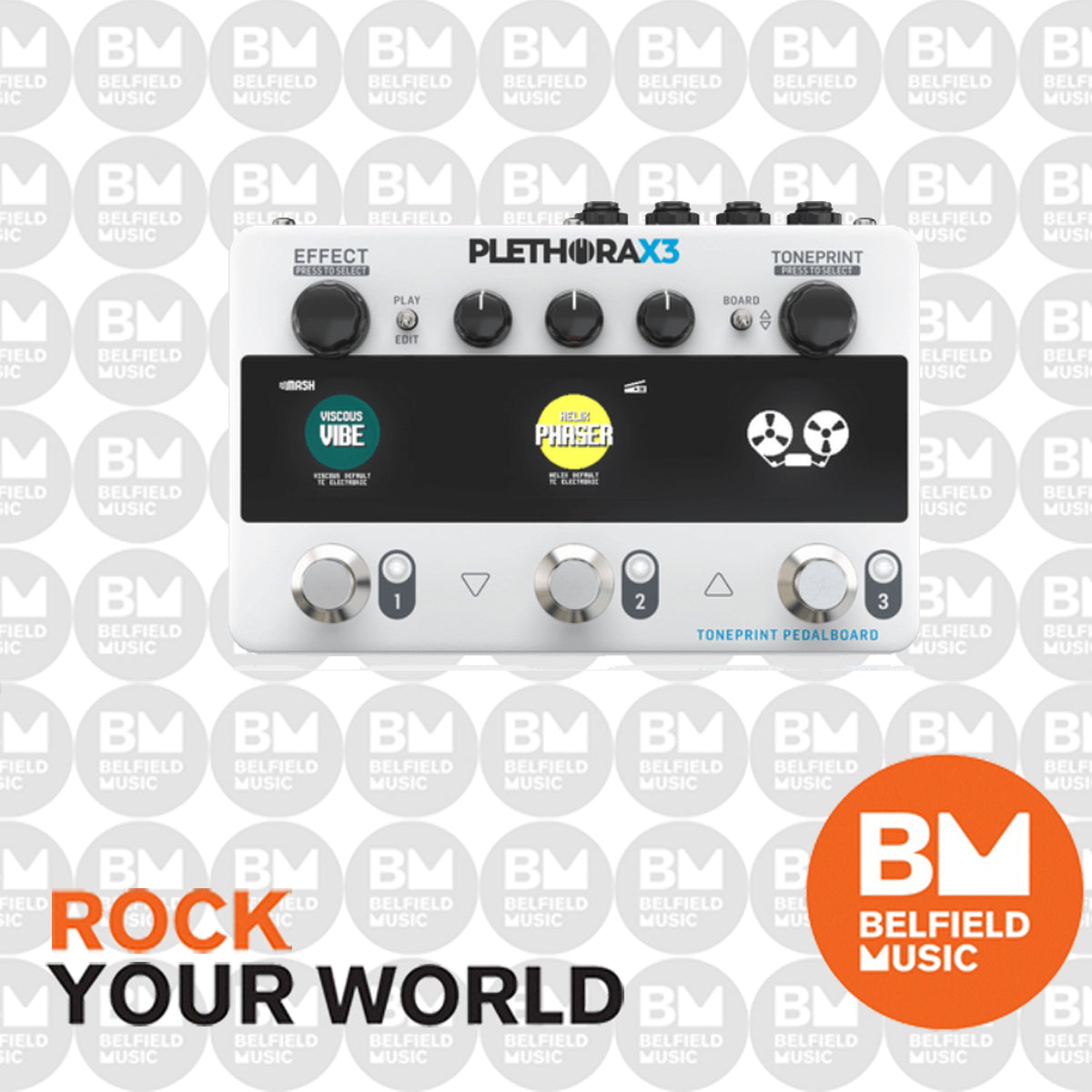 TC Electronic Plethora X3 Toneprint Pedalboard Multi Effects Pedal Belfield Music