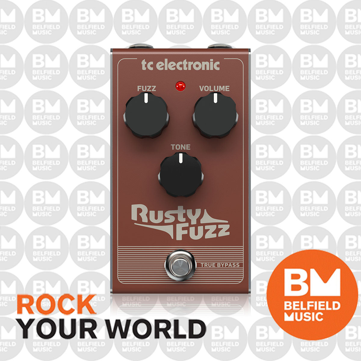 tc electronic rusty fuzz pedal TC Electronic Rusty Fuzz Effects Pedal - Buy Online