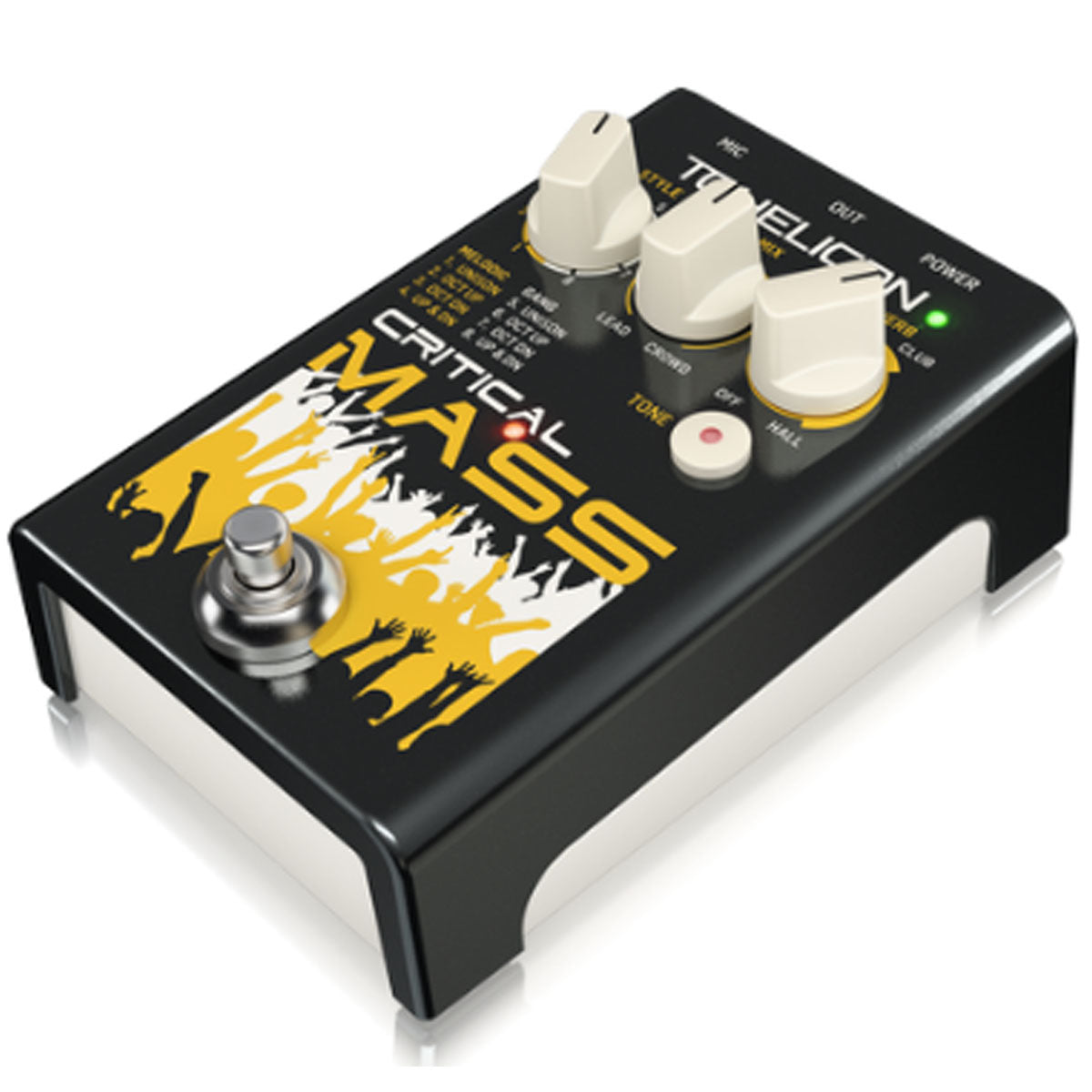 TC Helicon Critical Mass Large Group-Sound Effects Pedal