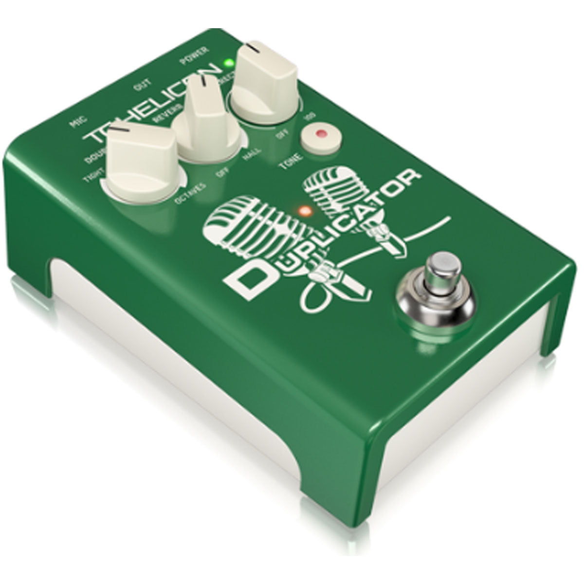 TC Helicon Duplicator Doubling Reverb Pitch Correction Effects Pedal