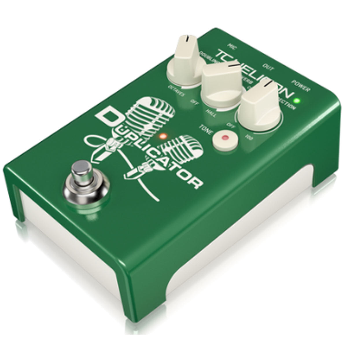 TC Helicon Duplicator Doubling Reverb Pitch Correction Effects Pedal