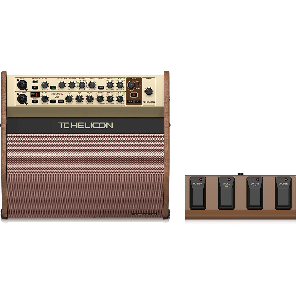TC Helicon Harmony V100 100w 2-Channel Acoustic Amplifier