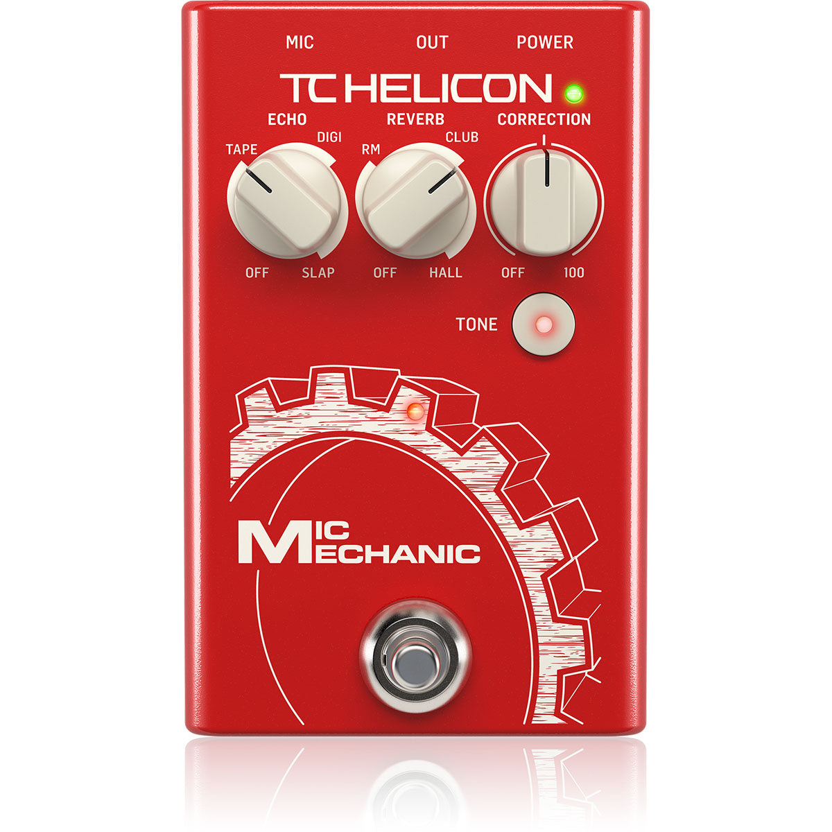 TC Helicon Mic Mechanic 2 Vocal Effects Pedal w/ Pitch Correction